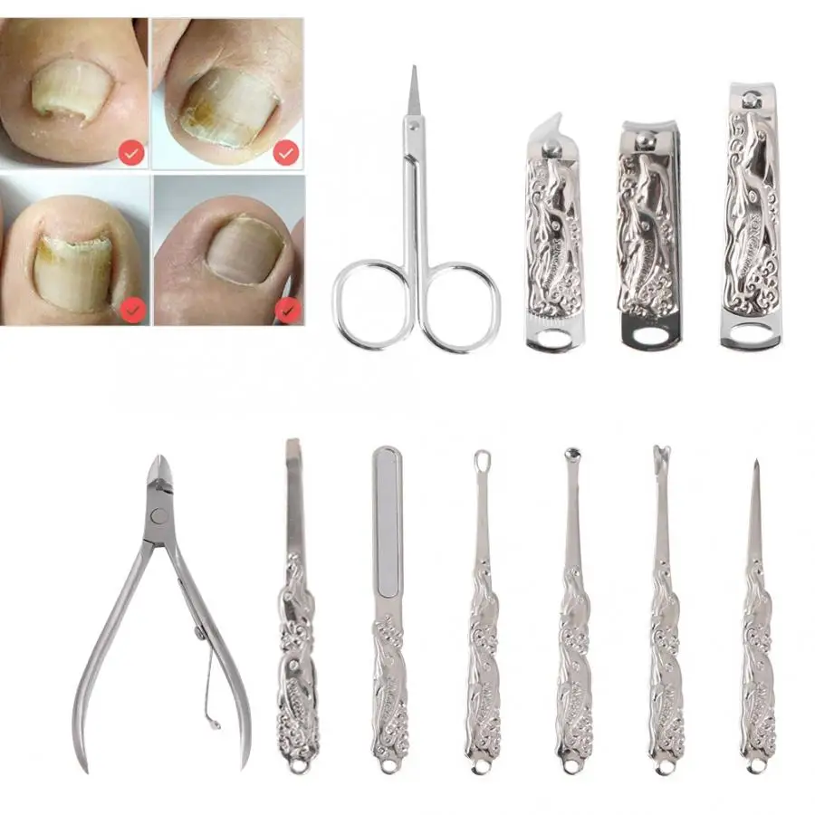 Маникюрный комплект ножниц для ногтей бытовые триммеры для ногтей набор пилок ножницы маникюрные педикюрные инструменты