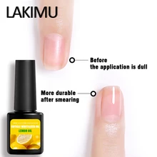 LAKIMU фруктовое масло для ухода за ногтями 8 мл Масло для кутикулы фрукты питательное масло Уход за ногтями Профессиональный лак для питания ногтей Перманентный