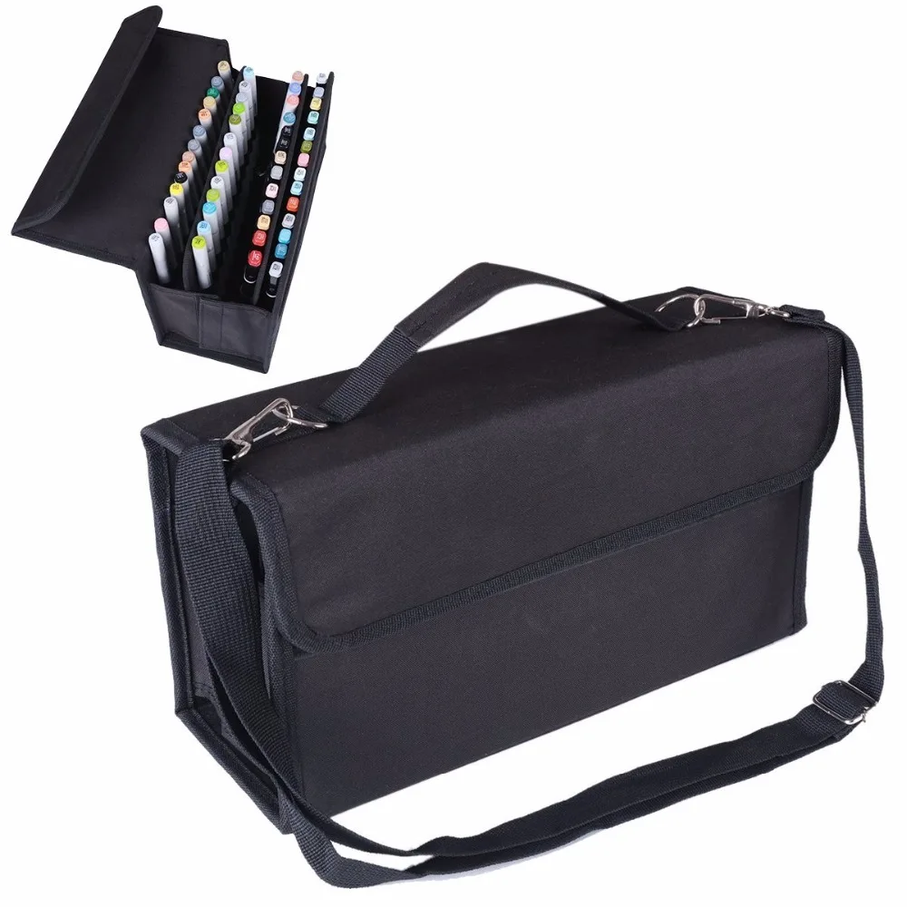 

MEEDEN 80 Slot Marker Case for copic Primascolor Marker and Skech Marker - Fit Markers Pens in Diameter 15mm to 22mm