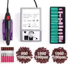 Электрический фрезерный станок, керамические маникюрные фрезы, набор сверл для ногтей, аппарат для педикюра, инструмент для снятия лака, инструменты для маникюра