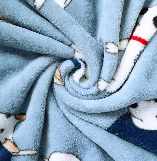 Флисовое одеяло для собак с бульдозером s, коврики для кровати для собак, одеяло для кошек, покрывало для дивана, кровати для детей, 3 размера, 2 цвета