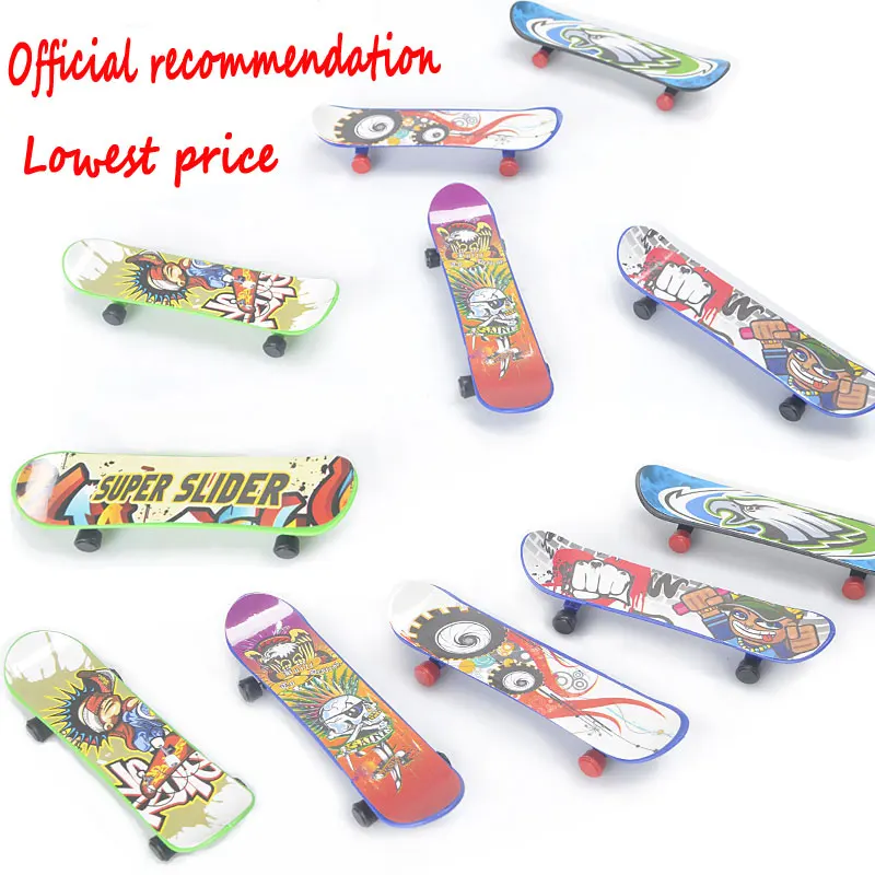 

2pcs Kids Education Mini Finger skateboard Toy High Quality Fingertip Movement Video Teaching For Children Gifts Party Favor Toy