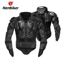 HEROBIKER мотоциклетная куртка мужская Броня куртка для мотокросса Защитное снаряжение Защита тела Защита съемные шеи Защита