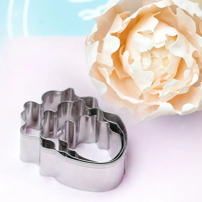 

Stainless Steel Parrot Tulip Patel Clay Cutter Tools Soft Paper Clay Sugar Cake Flower Make Model fondant tool Cutting