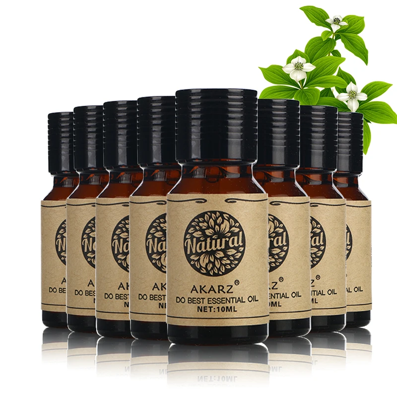 

AKARZ value meals Basil Clary Sage Lily Ylang Ylang Lotus Clove Verbena Neem essential Oils 10ml*8