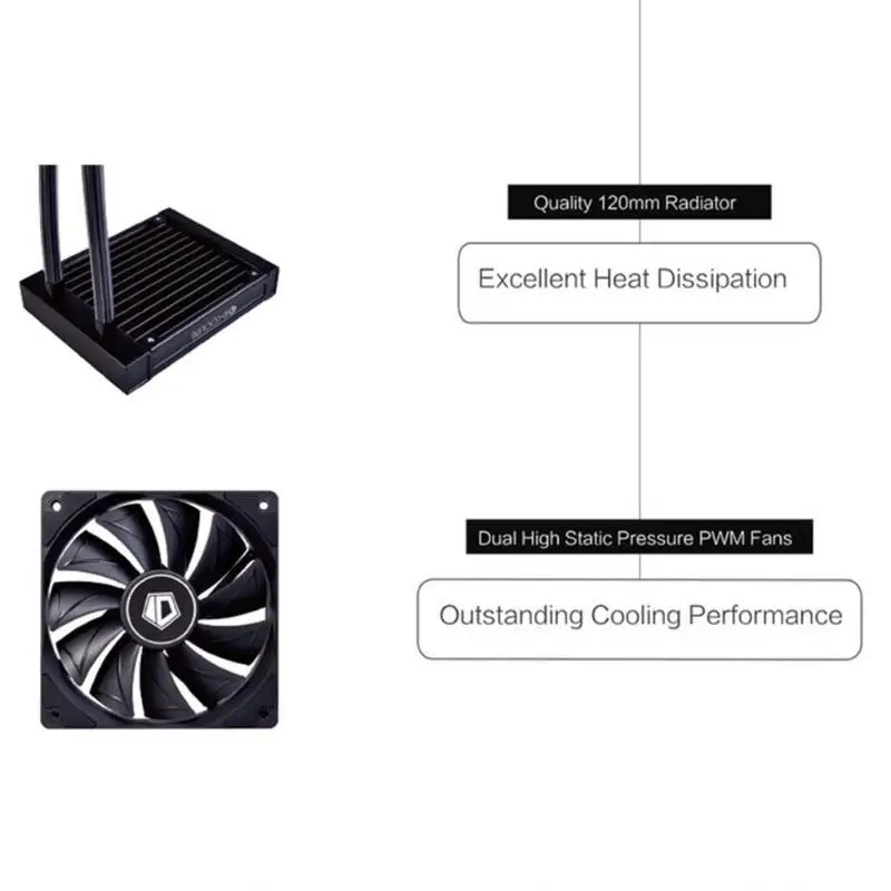 FROSTFLOW X 120 cpu Радиатор водяного жидкостного охлаждения с трехфазным циклом двигателя с водяным охлаждением