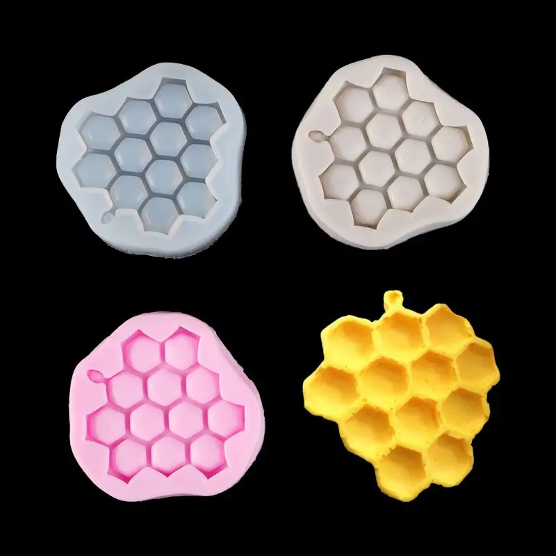 

Bee Honeycomb Fondant Chocolate Cake Silicone Mold Ice Jelly Cookie Mould Sugarcraft Decoration Tools Y1QB