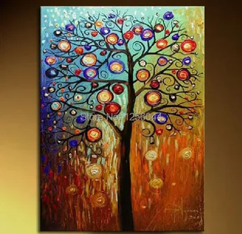 

1 piece canvas art picture decor High-quality modern wall art beauty knife flower Oil Painting with wood framed FL031
