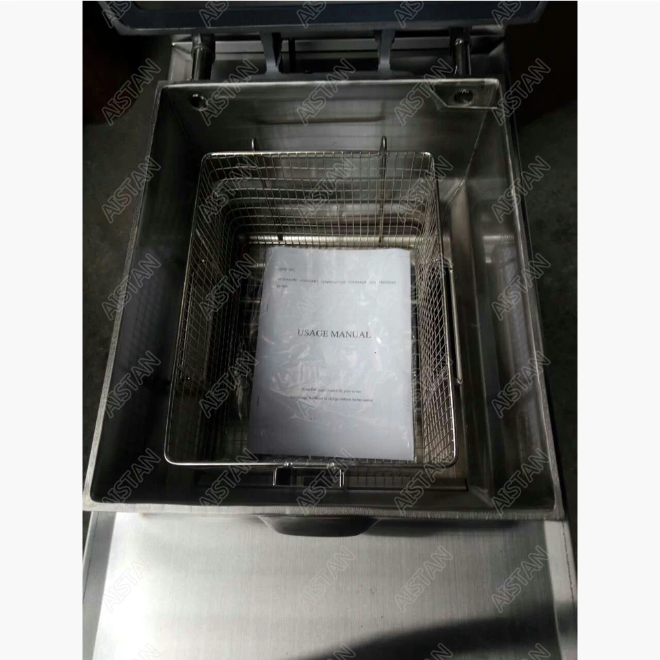 MDXZ25 Gas Commercial Pressure Fryer for frozen chickens with manual control panel
