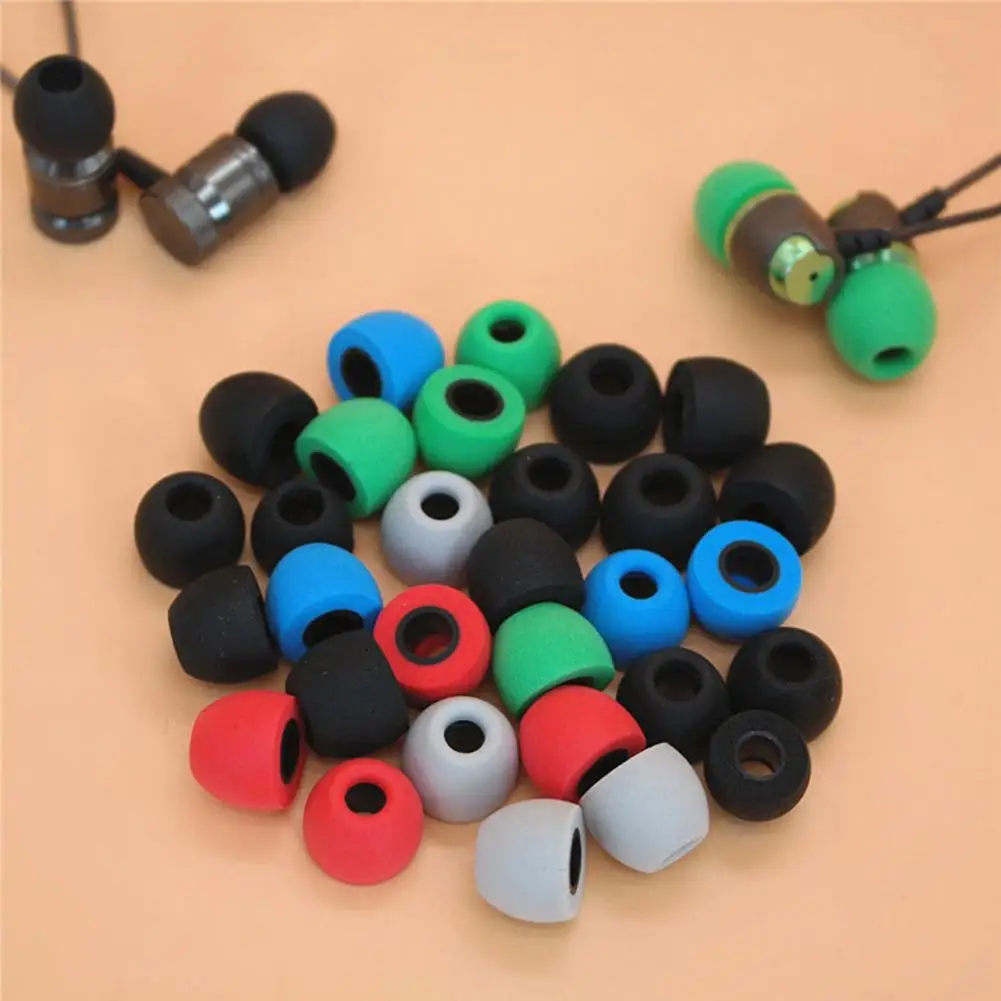 

4Pcs 4.9mm/5.5mm Slow Rise Memory Foam Replacement In-Ear Earphone Tips Ear Pads Slow Rise Memory Foam Replacement