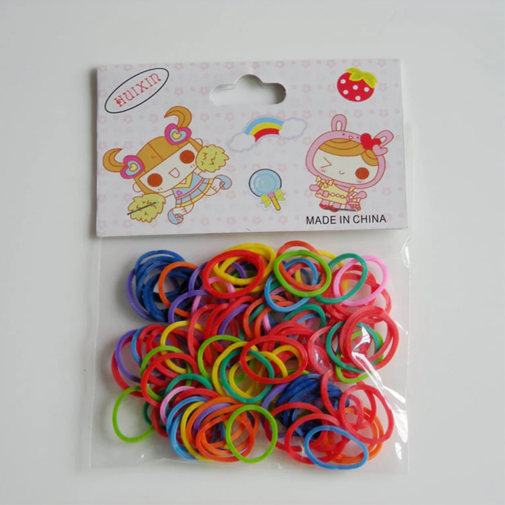 

100pcs/bag Pet Dog Hairband Grooming Tools High Elastic Rubber Band Mixed Color