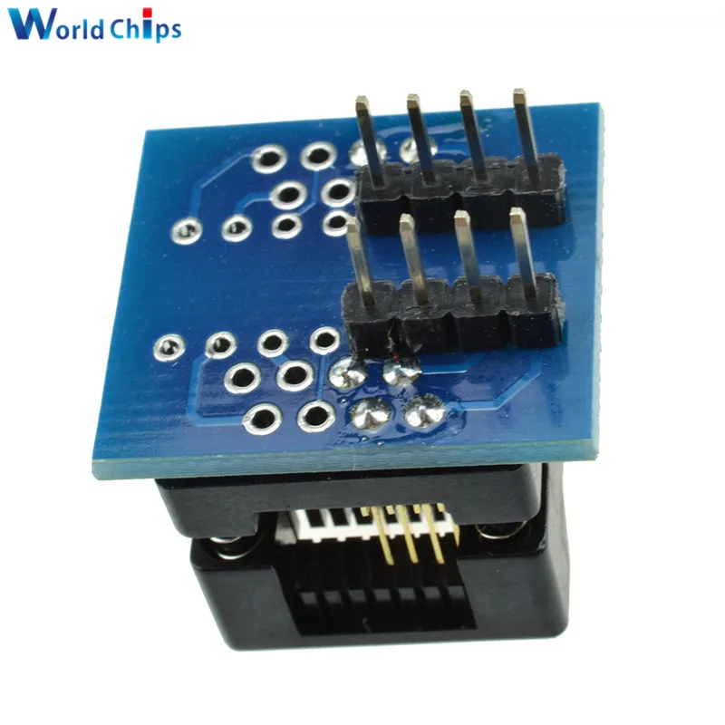 SOIC8 SOP8 К DIP8 IC гнездо с широким сиденьем 150mil 200mil программатор разъем адаптера