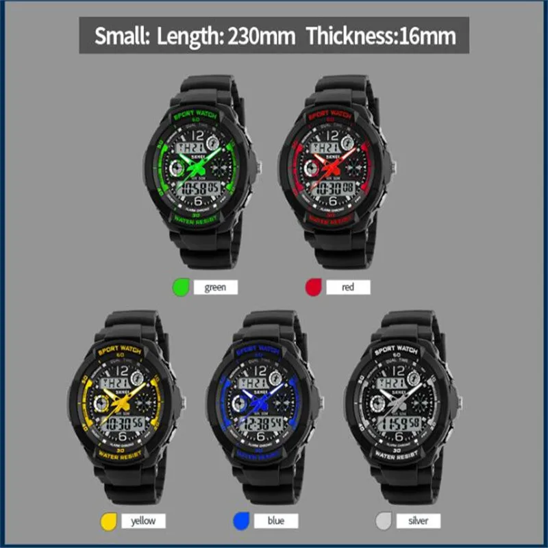 S SHOCK Брендовые женские детские спортивные часы Военные Модные кварцевые цифровые часы наручные часы для мальчиков Relojes