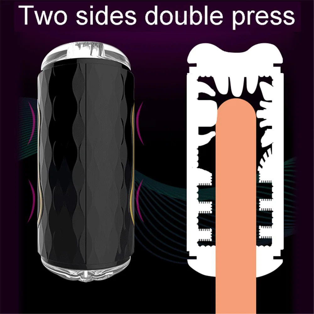 Male Masturbator Telescopic Masturbation Cup Real Vagianl Pussy Sex Machine Rechargeable Erotic Sex Toys for Men Adult Products (4)