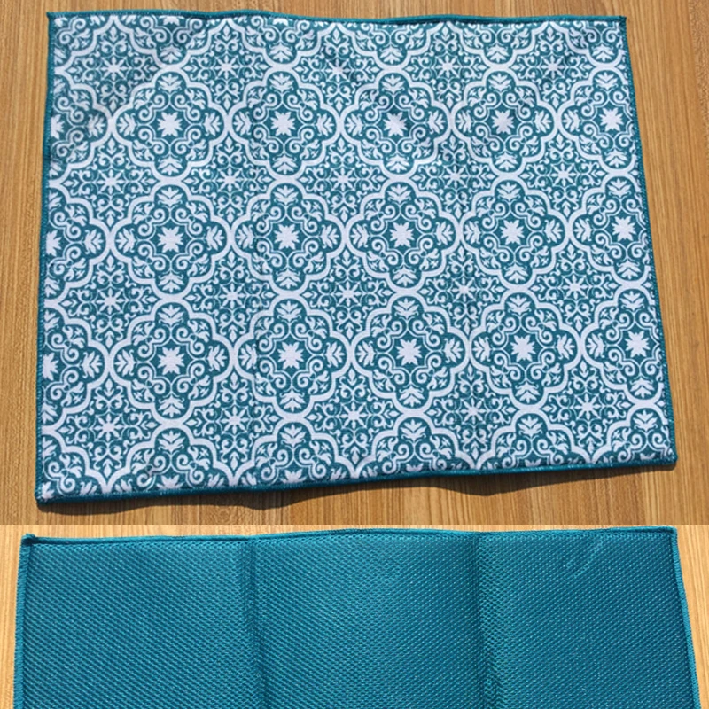 

40 * 50 cm Microfiber Dish Drying Mat For kitchen microfiber cushion pad Tableware print patterned drying mat