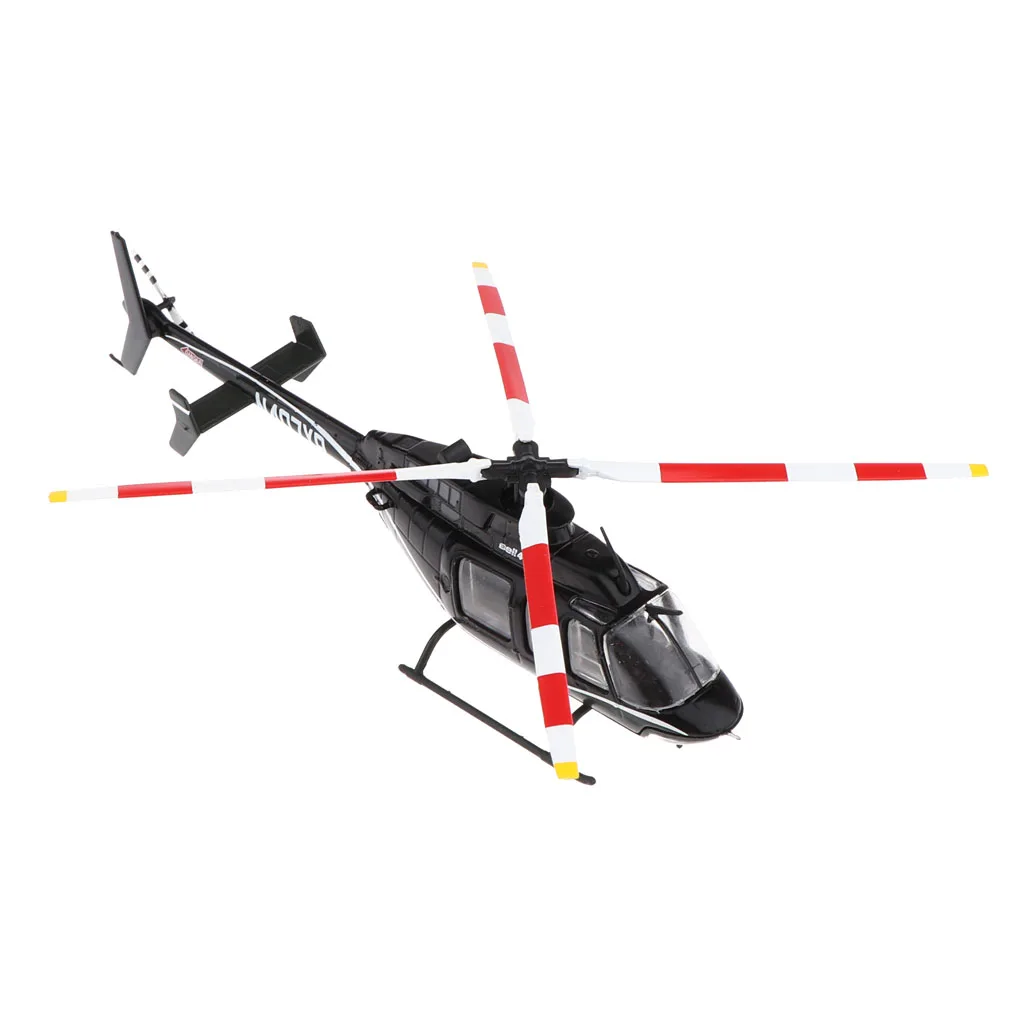 1/72 Scale Metal Alloy Diecast Helicopter Model Airforce Aircraft Plane Model Kids Toys Birthday Gifts Desktop Decor(Black