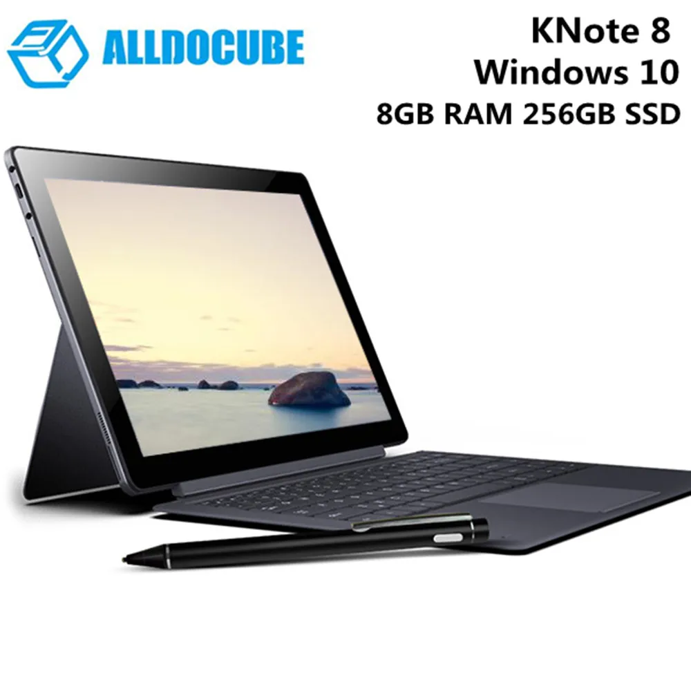 ALLDOCUBE KNote8 планшетный ПК с клавиатурой 13 3 дюймов Windows 10 Intel Kaby Lake 7Y30 двухъядерный 1 0