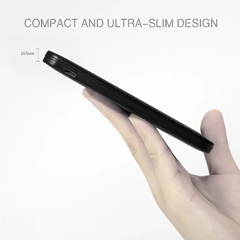 Внешний аккумулятор PRODA Powerbank 5000 мАч с usb зарядным кабелем для Iphone Xiaomi Huawei