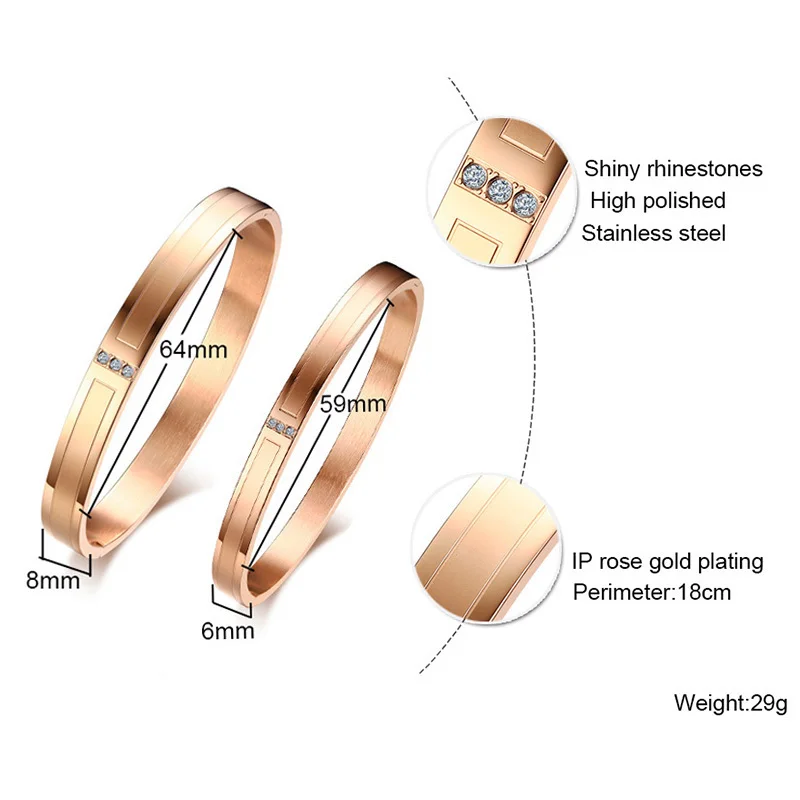 Vnox Personalized Engraving Name Info Couple Bracelets for Women Men Cuff Bangles AAA CZ Stones Stainless Steel Lovers Jewelry Vnox Personalized Engraving Name Info Couple Bracelets for Women Men Cuff Bangles AAA CZ Stones Stainless Steel Lovers Jewelry