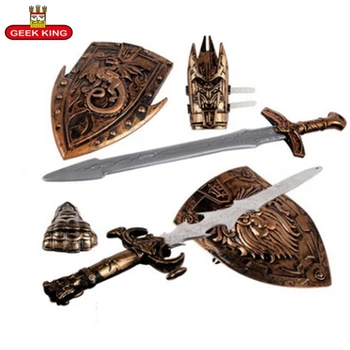 

GEEK KING Children Toys Swords Shiled Bow and Arrow Sword Shield Sucker Simulation Archery Plastic SwordsToy