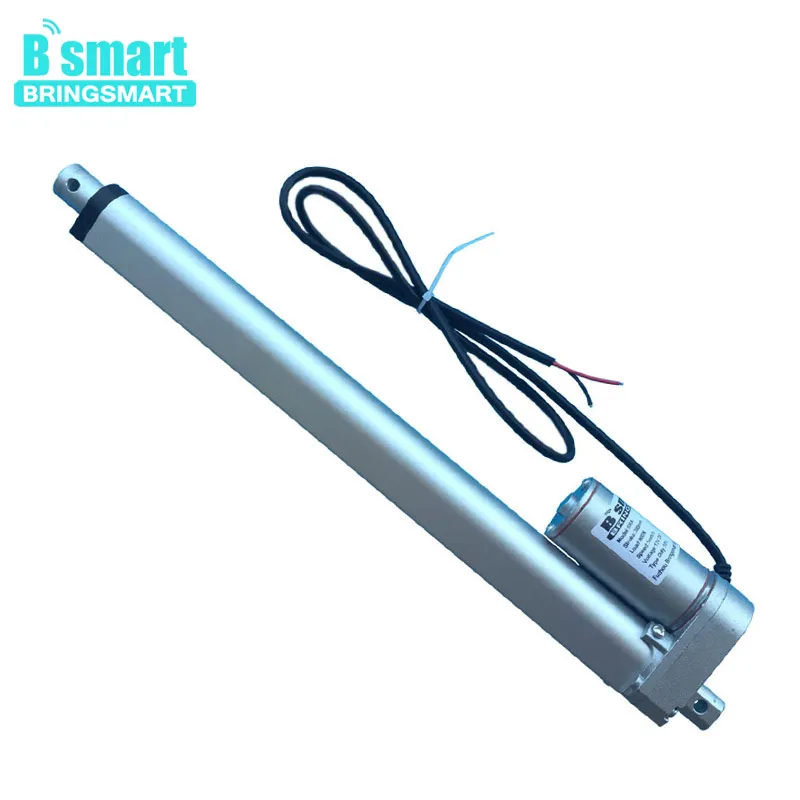 Линейный привод Bringsmart SRA 200 мм 12 48 В 8 дюймов трубчатый двигатель 900N нагрузка мини