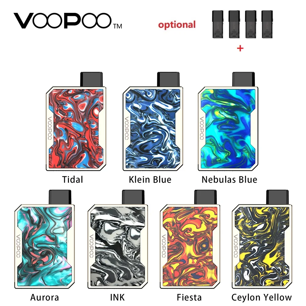 Лидер продаж! VOOPOO перетащите Nano Pod Vape Комплект w/750 мАч батарея и 1 мл Pod гена чип и полимерная панель VOOPOO Kit vs перетащите 2/minifit