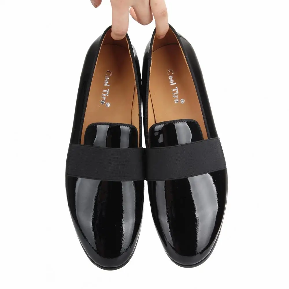 black Patent leather Loafers Dress shoes (13)