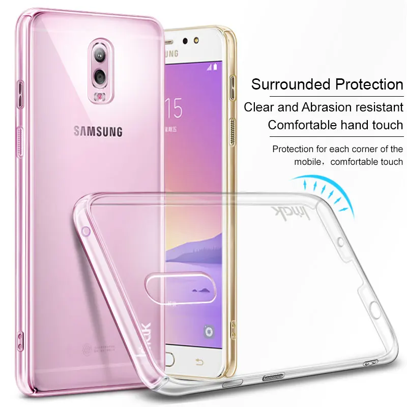 Для Samsung Galaxy C8 чехол IMAK износостойкие II Pro прозрачный Кристалл Жесткий телефона