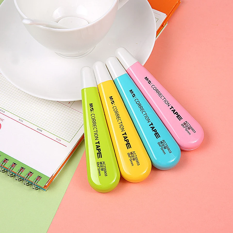 4pcs/lot Kawaii Cute Correct Correction Tape Pens 6Mx5mm Large capacity