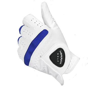 Golf gloves men's left soft super fiber cloth breathable gloves golf outdoor accessories free shipping 1