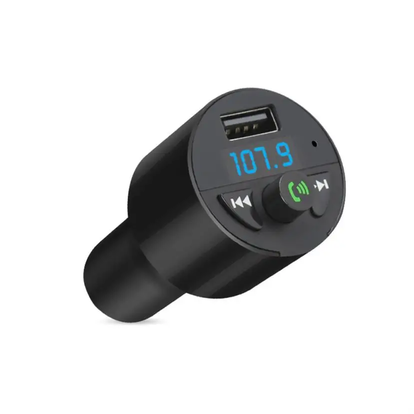 

2018 Car-styling New Style BT-C2 Car FM MP3 Player Bluetooth Handsfree Fm Plug-In Car Phone Charger j25