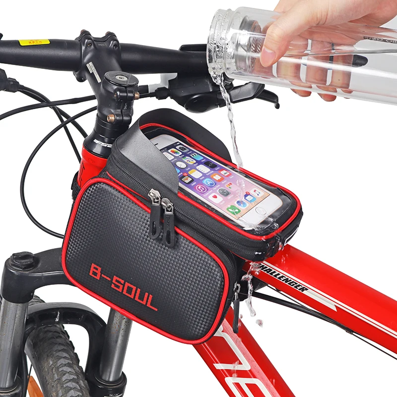 

4 Types Bicycle Bags Bicycle Front Touch Screen Phone Bag Mountain Bike Top Tube Bag Cycling Pannier Bag For Bicycle