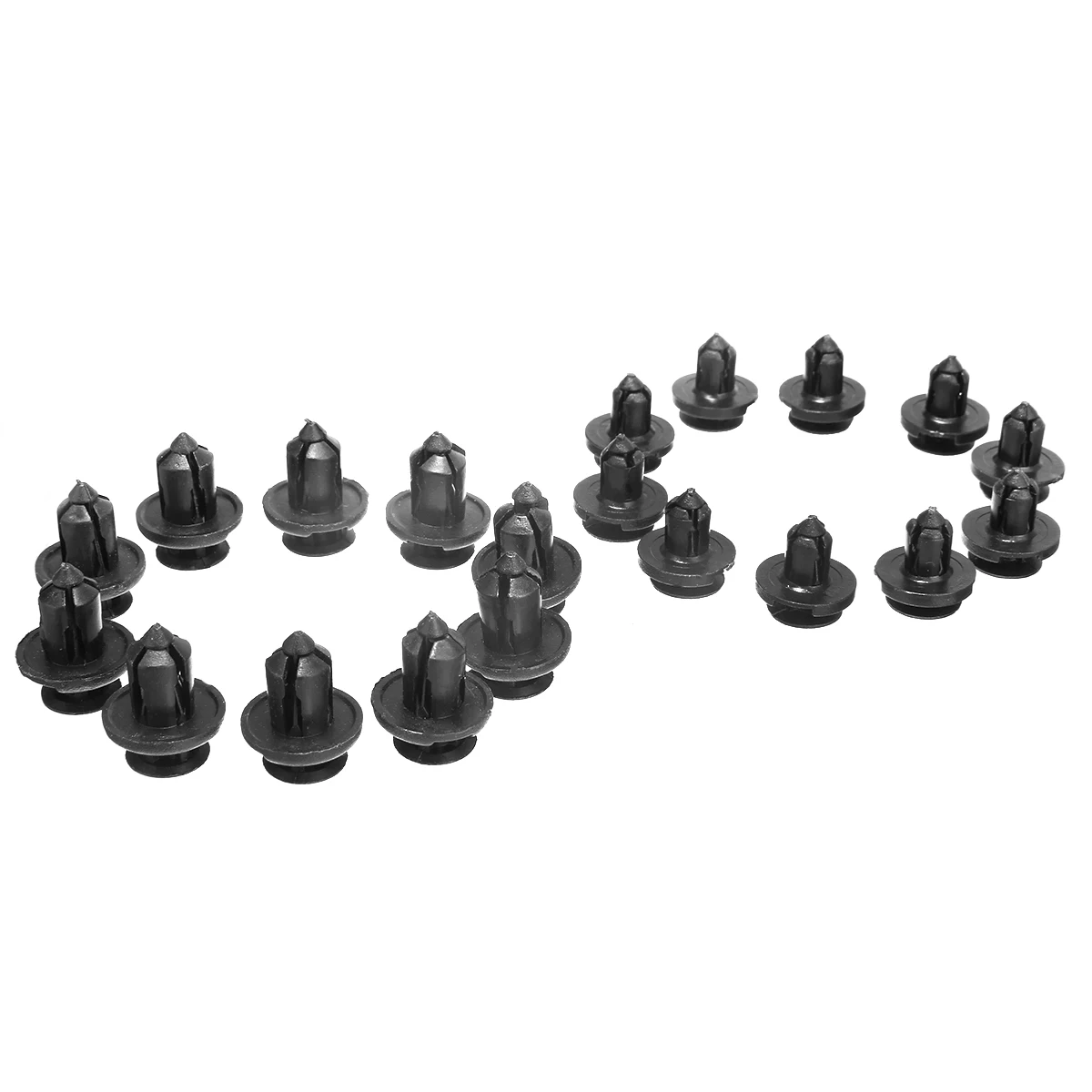 20Pcs Auto Bumper Fastener 8mm 10mm Hole Rivet Retainer Push Engine Cover Car Door Trim Panel Clip Fasteners For Honda