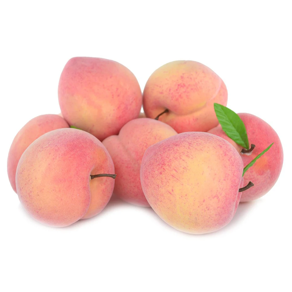 

1/5/6/10PCS Artificial Mini Peach Fake Foam Fruits and Vegetables Berries Flowers For Home Decoration Shop Photography Props Hot