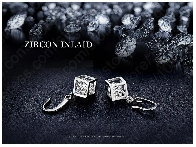 PATICO-New-Arrival-Happy-Cube-925-Sterling-Silver-Inside-White-Cubic-Zirconia-Square-Hook-Earring-Women (2)