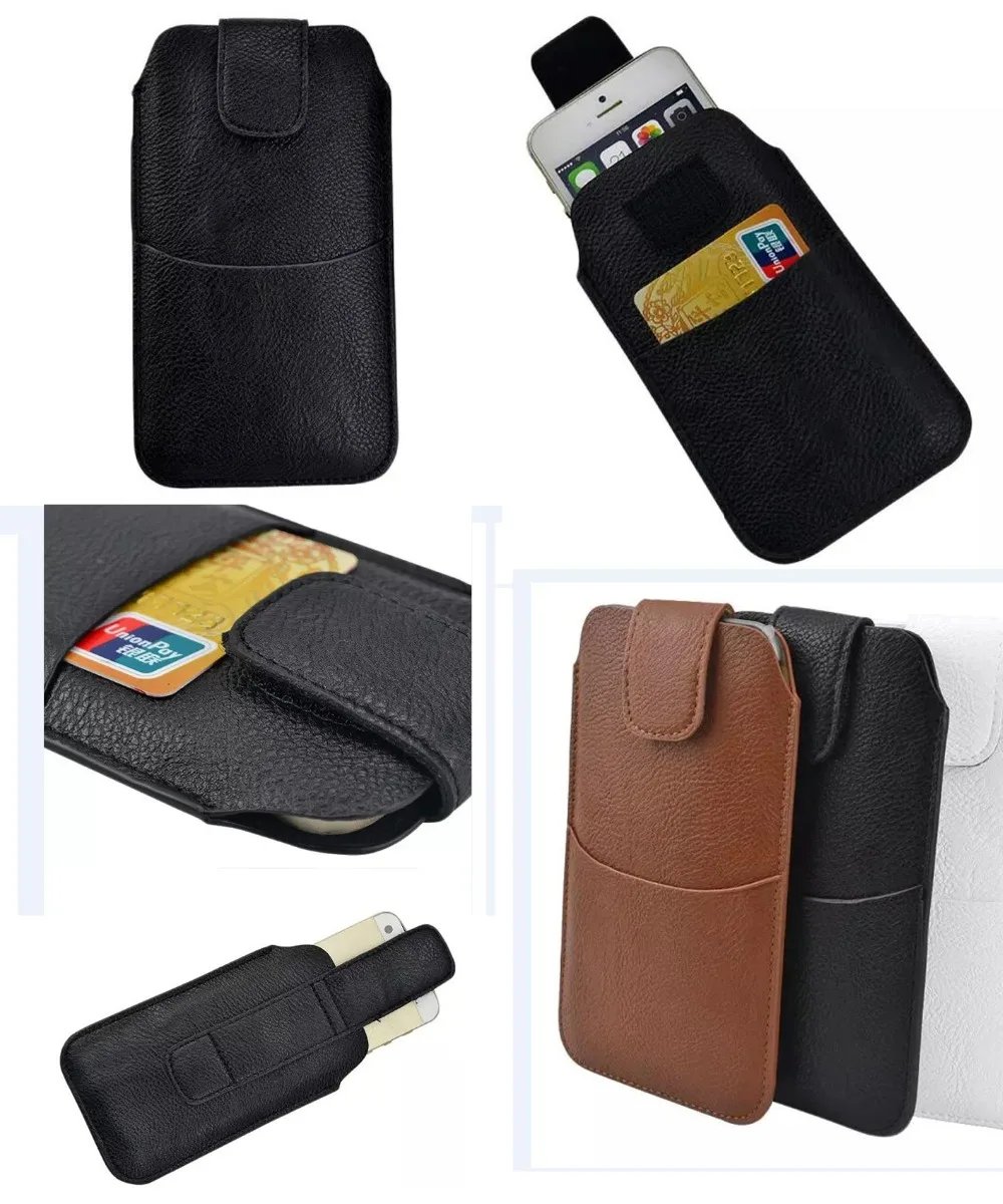 For Huawei Y7 Prime Case PU Leather Pull Tab Sleeve Pouch Phone Cases For Huawei Y7 Pro 2018 