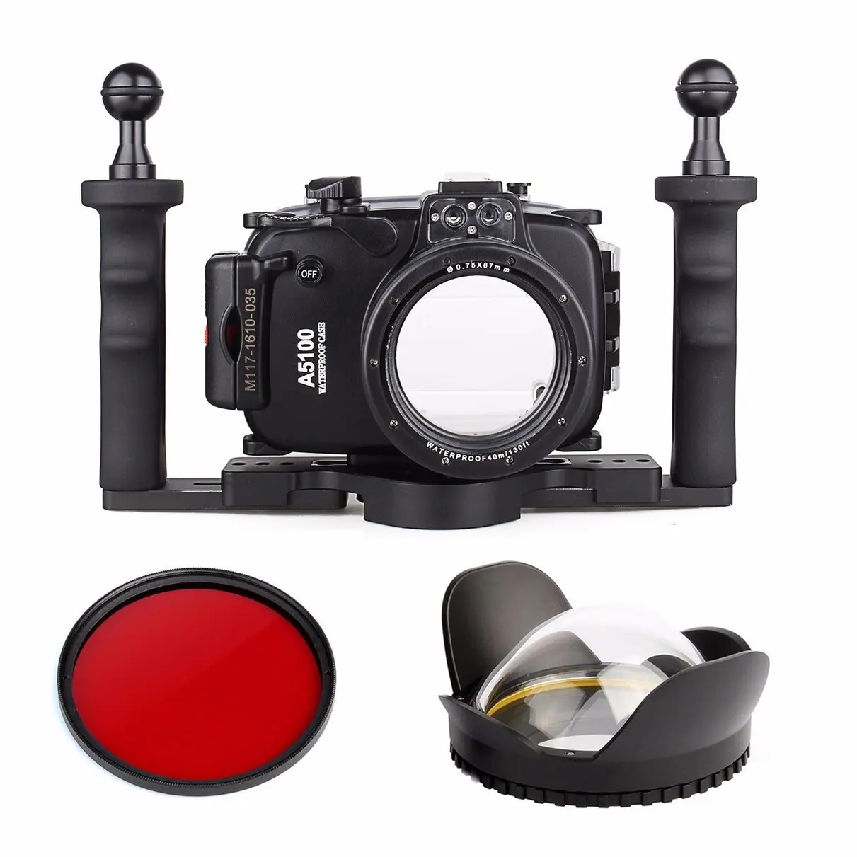 Водонепроницаемый корпус для подводной камеры 40 м сумка Sony A5100 16 50 мм +