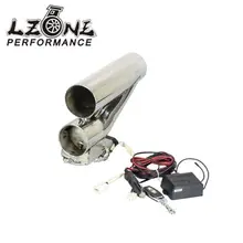 LZONE ГОНКИ-3 «76 мм Выпускной Downpipe Testpipe Catback E Электрический Выпускной Cutout комплект с Дистанционным 3 inch JR-CT94-30