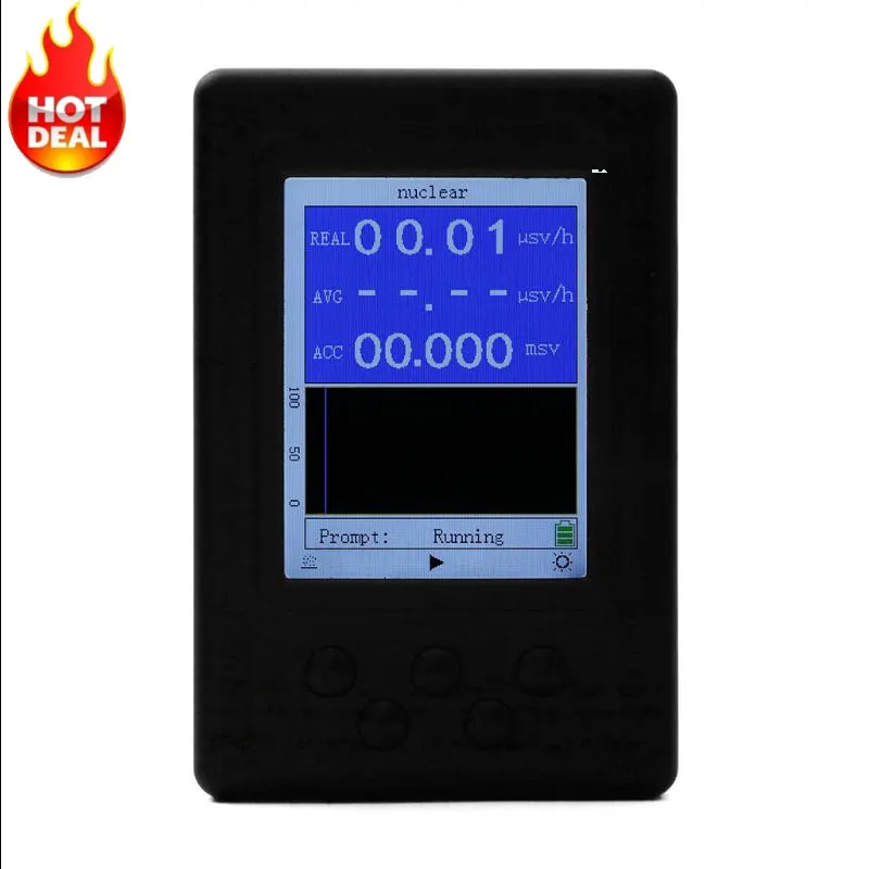 Portable Dosimeter Geiger Counter Nuclear Radiation Detector X-ray Beta Gamma Detector