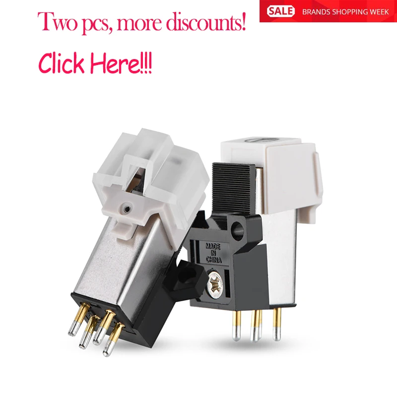 Magnetic Cartridge Stylus with LP Vinyl Needle