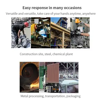 

Vehemo Foaming Terry for Gloves Riding Outdoor Construction Workers Motorcycle Keep Warm Labor Insurance Cold Protection Winter