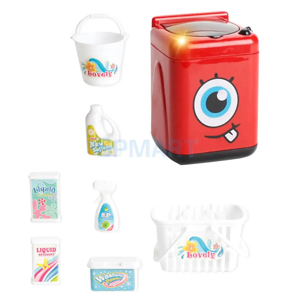 Simulation Home Appliances Toys w/ Sounds & Lights - Baby Pretend Play Kitchen Cooking Housekeeping Play Food Toy Developmental