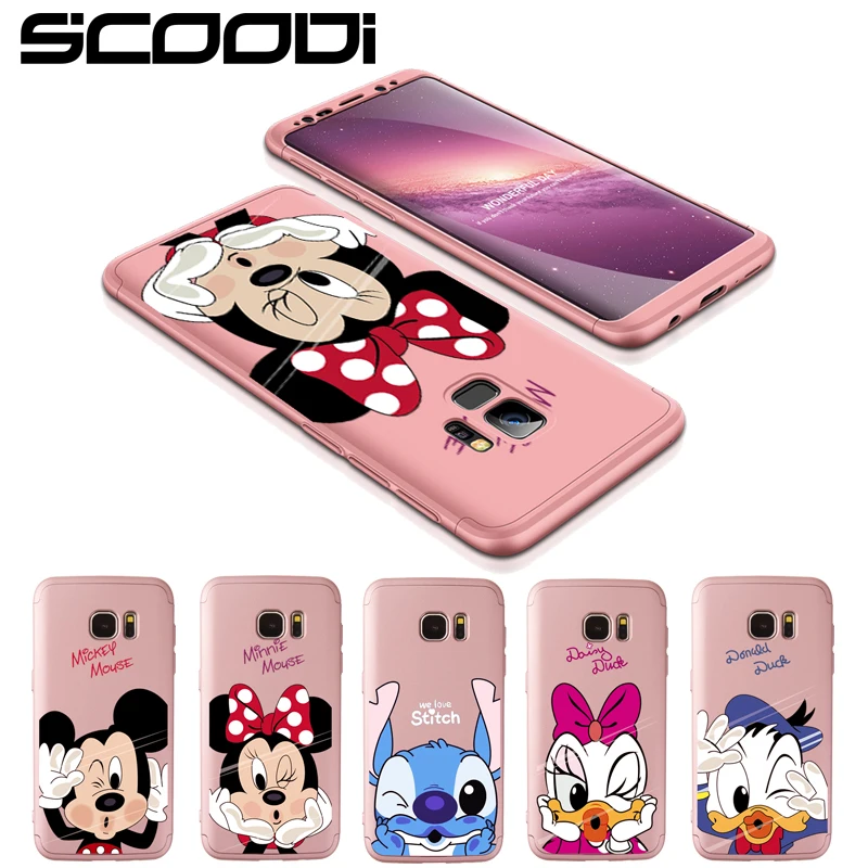 

Minnie 360 Full body Protect Case For Samsung Galaxy S8 S9 Plus S6 S7 Edge Case Cover For Note8 J3 J5 J7 2017 J7Prime A8 cases
