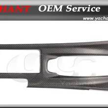 Авто-Стайлинг сухой углеродного волокна матовый черный внутренняя отделка Подходит для 2008- Skyline R35 GTR CBA дБА центральной консоли отделка LHD