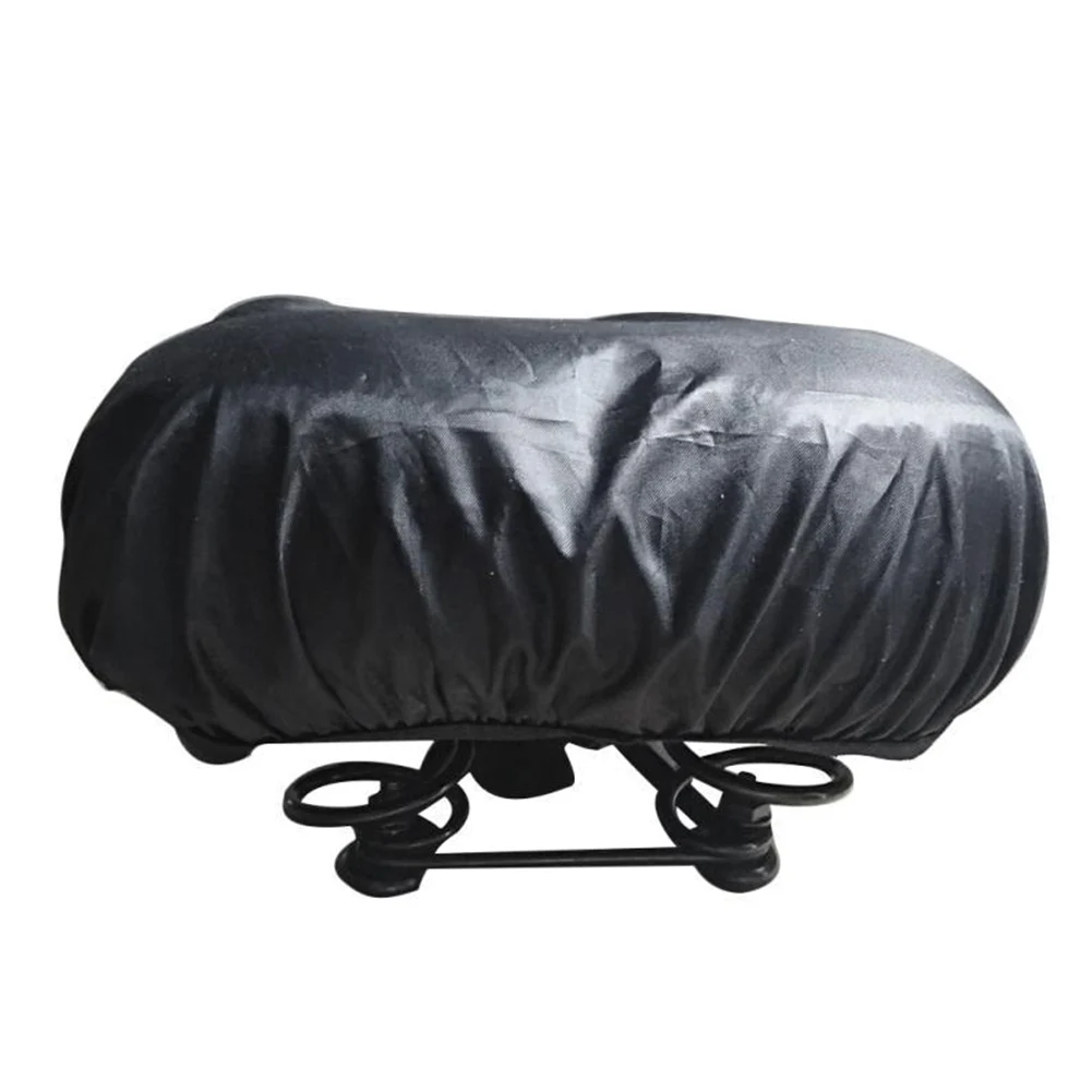 2 Pcs Waterproof Accessories Bike Seat Cycling Rain Cover With Drawstring Bicycle Protection Outdoor Recreation Dust Resistant