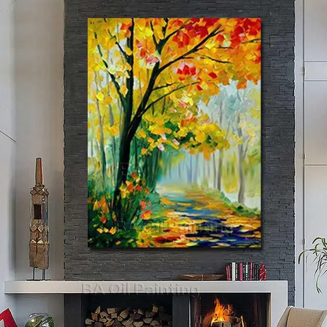 Grande Taille 100 Peint La Main Moderne Belle Toile Abstraite Art Peinture L huile Photo Sur