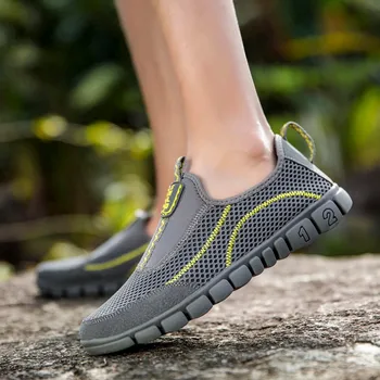2019 summer men shoes mesh breathable new listing male shoes light weight outdoor walking sneakers men comfortable casual shoes