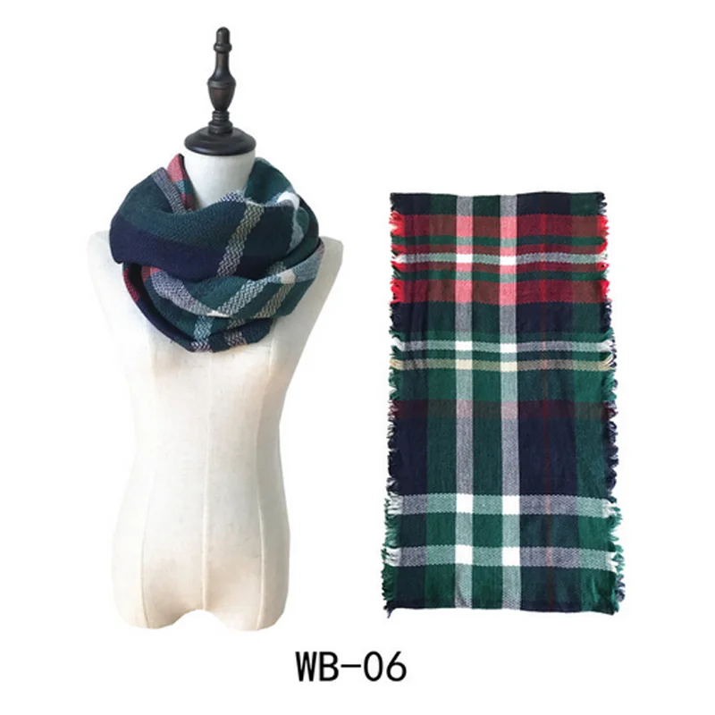 Новинка, женское и мужское одеяло, длинный шотландский клетчатый шарф, шаль в клетку, зимняя теплая Пашмина