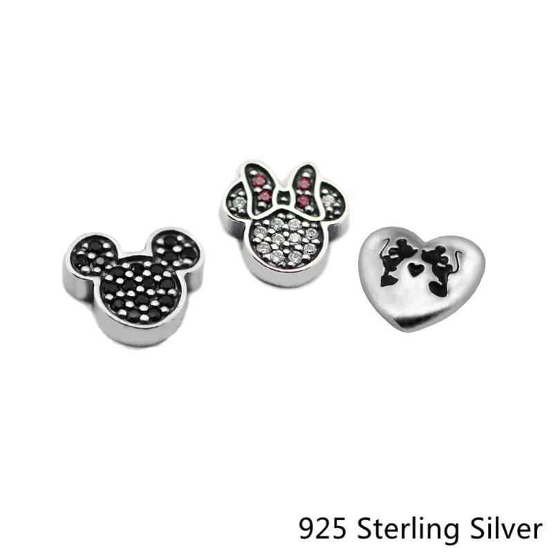 CKK 925 Sterling Silver Jewelry Four Species Petite Charm Combination Fashion Beads Fits Pandora Bracelets