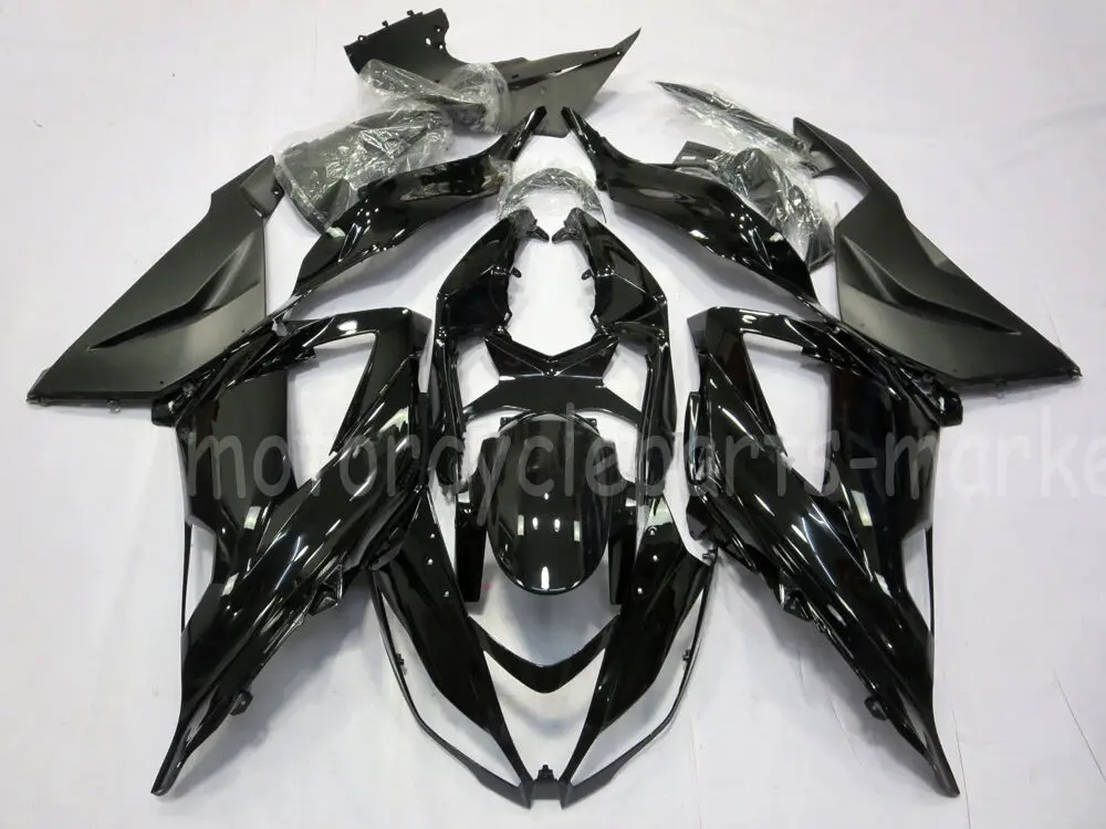 Gloss Black Complete ABS Plastic Injection Bodywork Mold Fairing Kit For Kawasaki Ninja ZX-6R ZX636 2013 - 2014 | Автомобили и